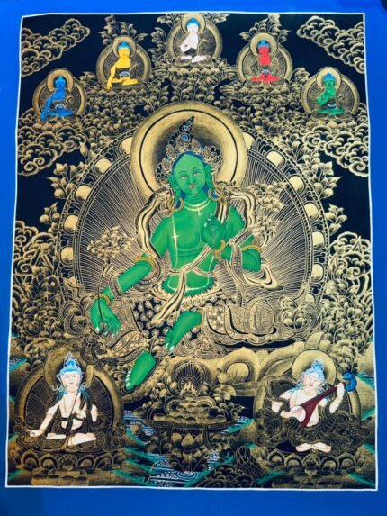 Green Tara Thangka