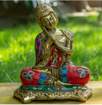 Brass Buddha Statue (BB878)